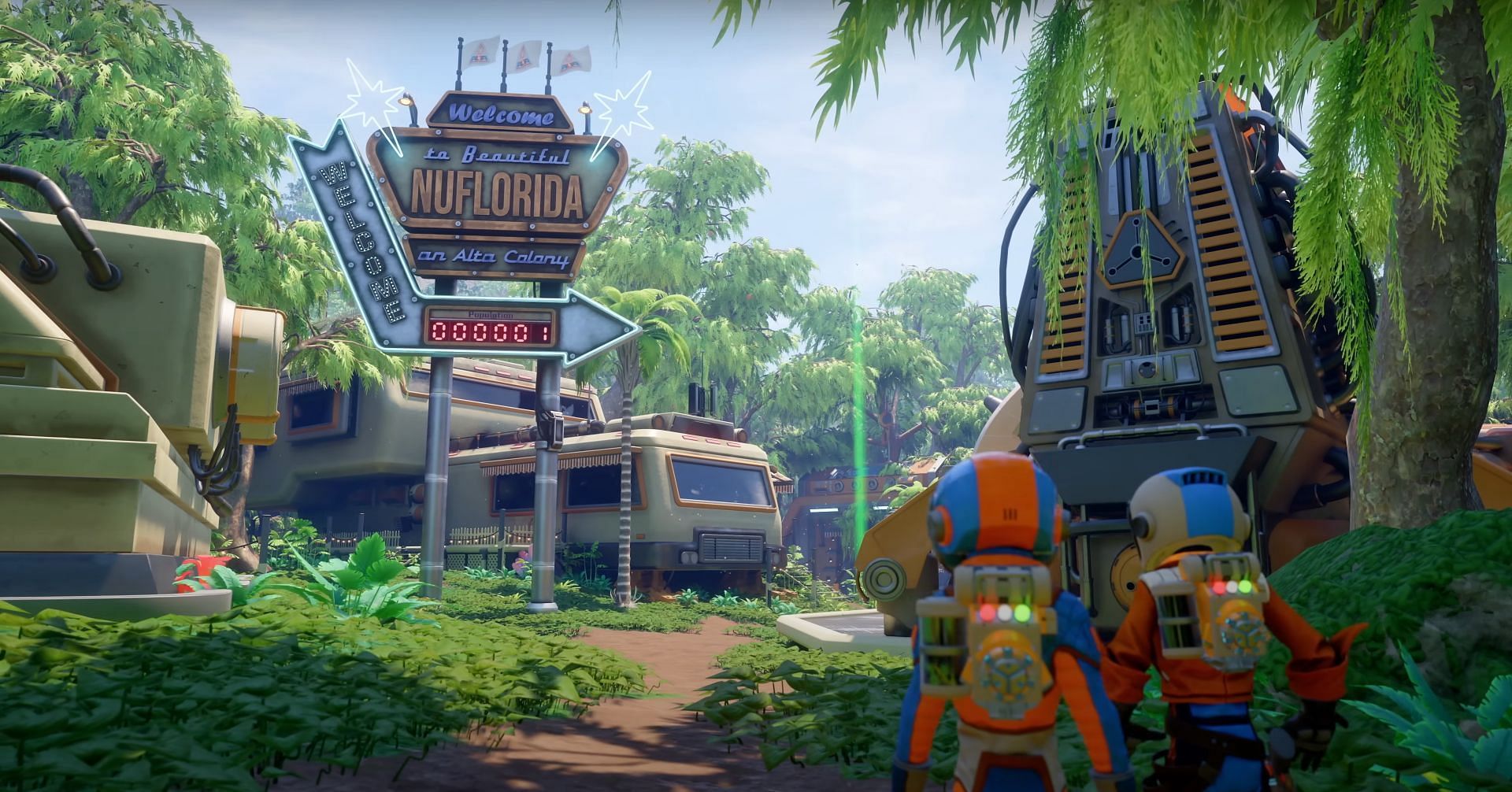 Nu Florida in Revenge of the Savage Planet (Image via Raccoon Logic Studios)